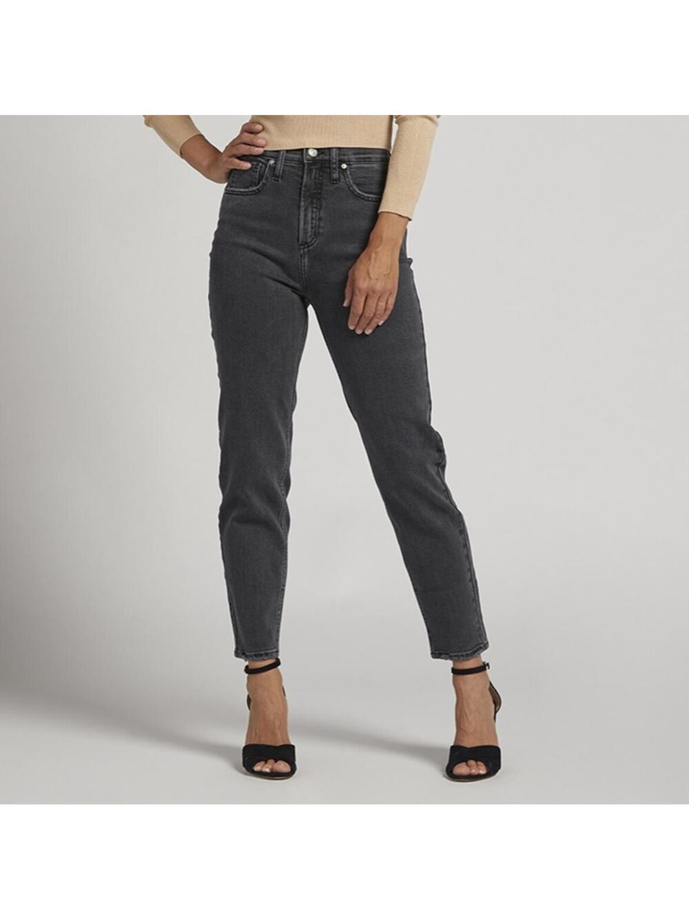 NWT Silver Jeans black Highly Desirable slim straight jeans, 20W